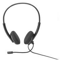 DIGITUS On Ear Office Headset mit Geräuschred. 3,5 mm Stereo