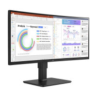 86,4cm/34 (3440x1440) LG 34BQ77QC 21:9 5ms IPS HDMI USB-C UWQHD Black