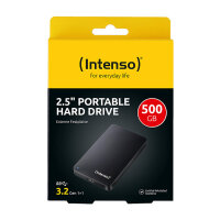 2,5 500GB Intenso Memory Case USB 3.0 RPM 5400 black