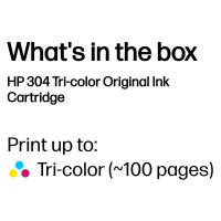 HP Tinte 304 N9K05AE Color (Cyan/Magenta/Gelb)