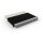 Patchbox patchbox.one Kabeleinzugssystem 8RU/STP (0,8 m) mit 24 Kassetten, Patchkabel Cat. 6a, U/FTP, PoE, Kabel grau