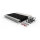 Patchbox patchbox.one Kabeleinzugssystem 8RU/STP (0,8 m) mit 24 Kassetten, Patchkabel Cat. 6a, U/FTP, PoE, Kabel weiß