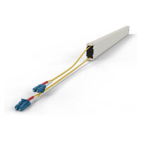 Patchbox patchbox.one Kupferkassette 46RU (2,5 m), LWL OS2, LC-LC, gelb