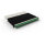 Patchbox patchbox.one Kabeleinzugssystem 8RU/STP (0,8 m) mit 24 Kassetten, Patchkabel Cat. 6a, U/FTP, PoE, Kabel grün