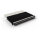 Patchbox patchbox.one Kabeleinzugssystem 8RU/STP (0,8 m) mit 24 Kassetten, Patchkabel Cat. 6a, U/FTP, PoE, Kabel schwarz