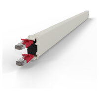 Patchbox patchbox.one Kupferkassette 30RU (1,8 m), Cat. 6a, U/FTP, PoE, rot
