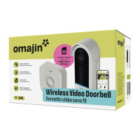 Omajin by Netatmo Kabellose Videotürklingel - Akku - Nachtsicht - inkl. Gong - weiß