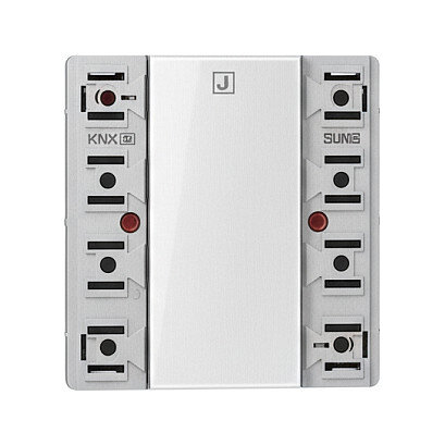 Jung LS 52921 ST KNX Tastsensor-Modul Universal, 2fach, F50, Serie LS