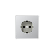 Jung AL1520 SCHUKO Steckdose aluminium