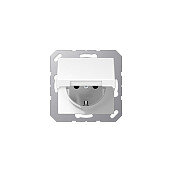 Jung A1520KIKLWW SCHUKO Steckdose m.Klappdeckel 16A 250V A alpinweiß