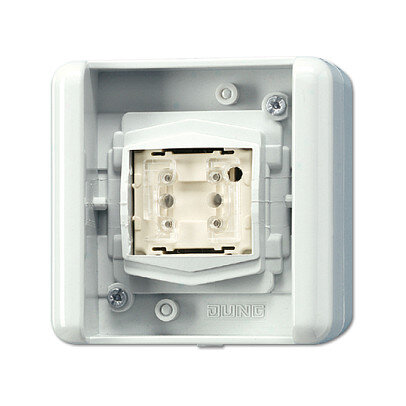 Jung 8471.02LEDW KNX Taster BA 1fach WG - Mittenstellung