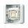 Jung 8471.02LEDW KNX Taster BA 1fach WG - Mittenstellung