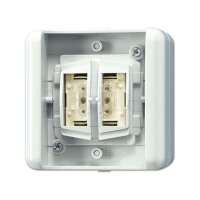 Jung 8472.01LEDW KNX Taster BA 2fach WG -Tasterstellung