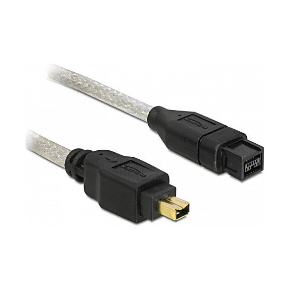 Delock Kabel FireWire 9 Pin Stecker > 4 Pin Stecker 1 m
