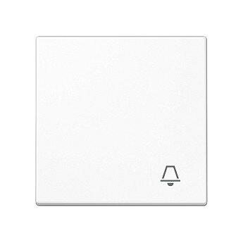 Jung LS 990 K WW Wippe für Taster mit Klingel-Symbol