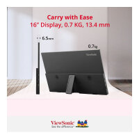 VA1650 LED-Monitor 40.6 cm (16") - 1920x1080 - 60Hz - 7ms - 1x HDMI, 1x USB-C, 1x Audioausgang 3,5mm (VA1650)
