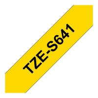 Brother TZe-S641 Schriftband, 18mm x 8m, schwarz auf...
