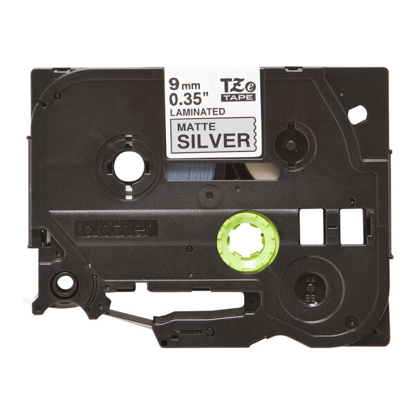 Brother P-Touch TZE-M921 schwarz auf silber-metallic matt Rolle (0,9 cm x 8 m)