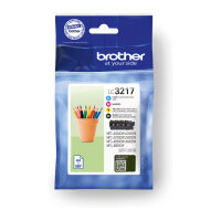 Brother LC3217 Value Pack - 4er-Pack - Schwarz, Gelb,...