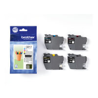Brother LC3217 Value Pack - 4er-Pack - Schwarz, Gelb,...