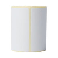 Einzeletikettenrolle Brother weiss 76x44mm 400St./Rolle 8er