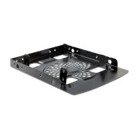 Nutzen Sie diesen Delock Einbaurahmen, um in Ihrem freien 3.5? Schacht Ihres Computers bis zu zwei 2.5? Festplatten zu installieren.