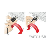 Delock 83857 USB Kabel 3 m USB A Micro-USB B Schwarz