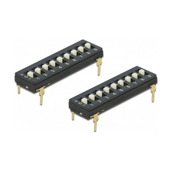 Delock 66309 - DIP switch - 2 Stück(e) - Röhre