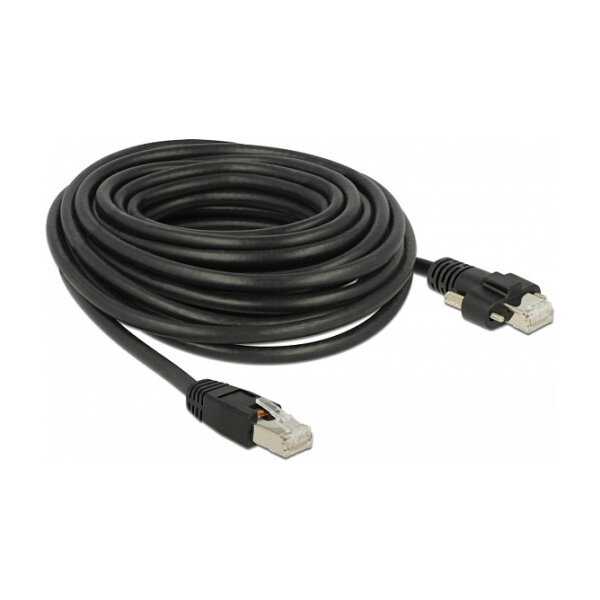 DeLock Patchkabel CAT6 RJ45 S/FTP 10m Black