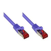 GoodConnections Patchkabel CAT6 RJ45 S/FTP PiMF 5m Violett