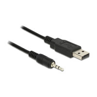 DeLock Konverter USB 2.0 Stecker > TTL 2,5 mm 3 Pin Klinkenstecker 1,8 m (5 V)