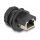 DeLock RJ45 Cat.6A Kupplung mit Verschlusskappe zum Einbau IP67 staub- und wasserdicht