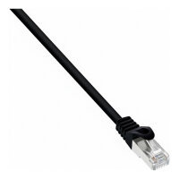 Patchkabel CAT5e RJ45 F/UTP 0,5m black