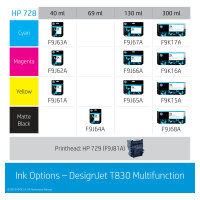 T HP DesignJet T830 610 mm (24") Multifunktionsdrucker Farbe Tintenstrahl -(F9A28D#B19) (F9A28D#B19)