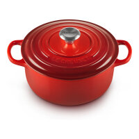 Le Creuset Bräter 22cm, kirschrot