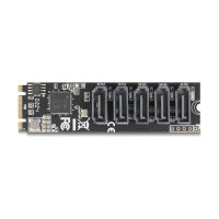 M.2 2280 Key B+M Kontroller zu 5 x SATA