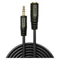 LINDY Audiokabel 3.5mm/2m 3.5mm-Klinke m/f vergoldet