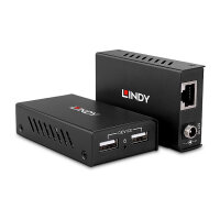 LINDY 100m 2 Port USB 2.0 Cat.6 Extender