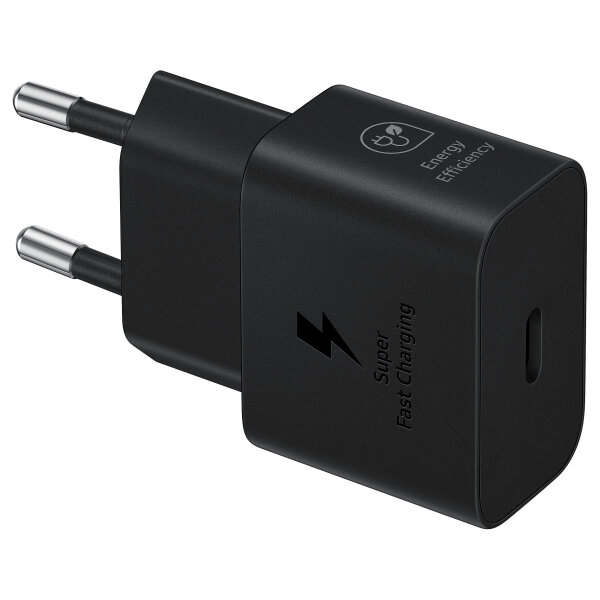 Samsung Schnellladegerät 25W Netzteil inkl. Datenkabel USB Type-C black
