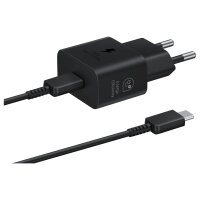 Samsung Schnellladegerät 25W Netzteil inkl. Datenkabel USB Type-C black