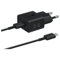 Samsung Schnellladegerät 25W Netzteil inkl. Datenkabel USB Type-C black