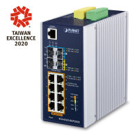 Planet IGS-6325-8UP2S2X Industrie L3 8-Port PoE SFP+...