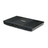ROLINE KVM Switch, HDMI 4K, USB, 1 User - 2 Mobilgerte