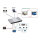 ROLINE KVM Switch, HDMI 4K, USB, 1 User - 2 Mobilgerte