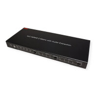 ROLINE 4K HDMI Matrix Switch, 4 x 2, mit Fernbedienung