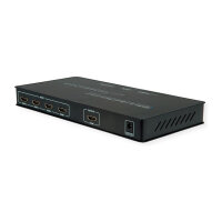 ROLINE HDMI 4x1 QUAD Multi-Viewer Switch, nahtlose Umschaltung