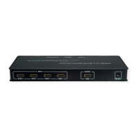 ROLINE HDMI 4x1 QUAD Multi-Viewer Switch, nahtlose Umschaltung