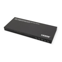 VALUE HDMI Matrix Switch, 4x2 QUAD Multi-Viewer, nahtlose Umschaltung