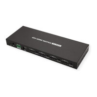 VALUE 4K HDMI Matrix Switch, 4 x 4, mit Fernbedienung