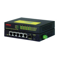 ROLINE Industrie Gigabit Switch, 5x RJ-45 + 1x SFP